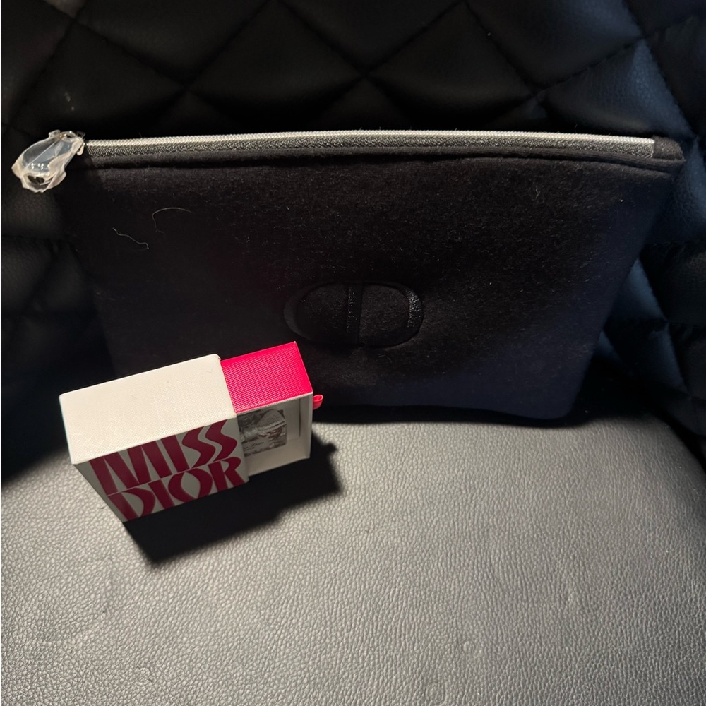 Dior Black Cosmetic Pouch